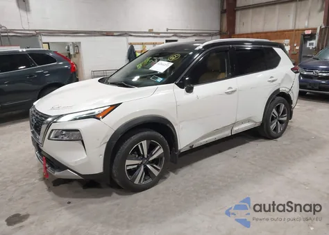 2023 Nissan Rogue Platinum Intelligent Awd из США, поврежденный, VIN JN8BT3DD4PW312056